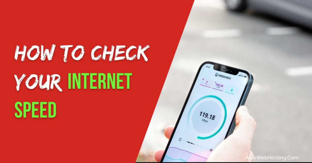How to check internet speed